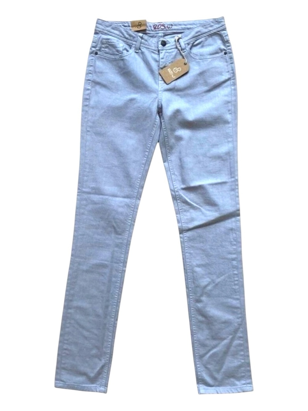 ROS-W Hillary H jeans NWT grey fumée Regular waist slim 99% cotton stretch 38